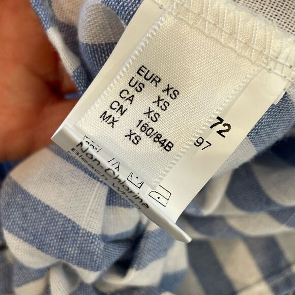 EUC Nautical Set Top and Shorts Sz. XS Blue and White Stripes - Picture 3 of 6